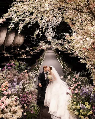 SE7EN（左）與李多海3年前完婚，當時從交往8年的戀人升格夫妻。