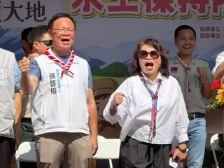 張啓楷表示，一位國家領導人，不能只有口號，更要有具體成績。(圖／張啓楷市長競選團隊)
