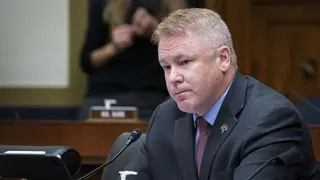 Rep. Warren Davidson listening during House Financial Services Committee hearing in Washington, D.C.