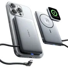 Lisen 10,000mAh Ultra Slim MagSafe Power Bank for iPhone and Apple Watch