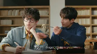 孫政（右）與呂思瞳戲裡戲外都有好交情。GagaOOLala提供
