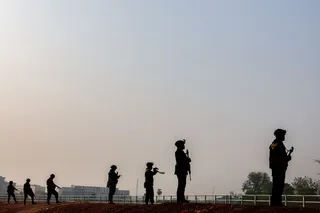 Myanmar’s military claimed today to have recaptured the Thai border town of Mawtaung, marking another reported gain in the country’s civil war. — Reuters pic