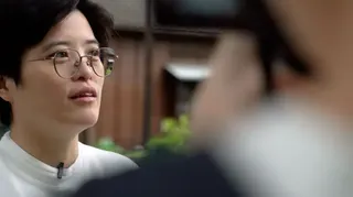 2026年4月30日，台灣作家楊双子在台中接受BBC中文專訪，