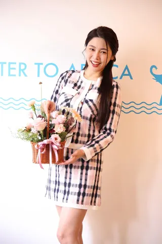 白家綺出席《阿松與阿暖》手作傳愛媒體茶敘。劉耀勻攝