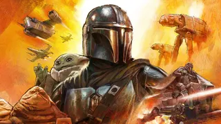 The Mandalorian And Grogu Official Artwork Disney
