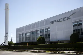 SpaceX offices in Hawthorne, California.