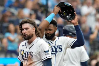 MLB(影)／「我們一定會贏！」光芒8局下半4分大逆襲 締造美國聯盟最佳戰績
