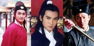 何家劲（左图起）、焦恩俊和刘德华都曾演过“御猫”展昭。（取自剧集微博）