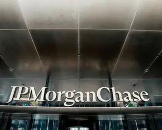 the entrance to JPMorgan Chase's headquarters