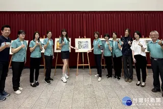 營造濃厚藝文氣息，桃園國小美術班「童畫郵情」畫展桃園郵局七樓登場。