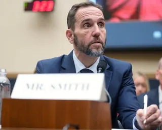Man sits at desk