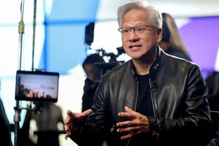Jensen Huang in Las Vegas on May 18.