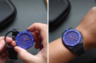 Development began almost immediately after the hybrid watch was unveiled on May 12, as interest surged among collectors who were disappointed the collaboration did not offer a traditional wristwatch format. — Screengrab from Instagram/delugs