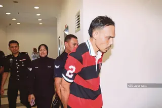 The magistrate’s court here sentenced Mohamad Fadwan Abd Muaain, 42, a convicted rapist, to nine months in jail for confining the teenager by binding his hands and feet, and an additional six months for injuring the teenager.-NSTP/FAIZ ANUAR