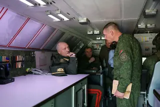 Belarusian President Alexander Lukashenko visits a missile brigade of the Armed Forces during joint Russian-Belarusian nuclear exercises, in the Asipovichy district, Mogilev region, Belarus, May 21, 2026. President of the Republic of Belarus/Handout via REUTERS ATTENTION EDITORS - THIS IMAGE WAS PROVIDED BY A THIRD PARTY. MANDATORY CREDIT.