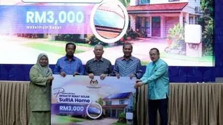 最高回扣RM3000！ 政府推住家太阳能方案 6月1日开跑