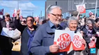 Greenlanders demonstrate against Trump as US diplomats open new consulate