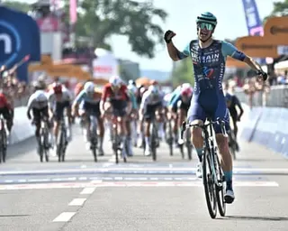 Belgian rider Alec Segaert of Bahrain Victorious team wins 12th stage of the 109 Giro d’Italia 202