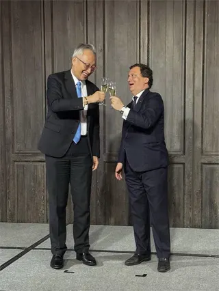 快新聞／多國使節齊聚！吳志中現身「義大利80週年國慶酒會」