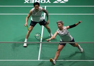 Tang Jie-Ee Wei will play against Chinese scratch pair Gao Jia Xuan-Wei Ya Xin, who beat Supak Jomkoh-Ornicha Jongsathapornparn of Thailand 21-13, 21-13. — Bernama pic