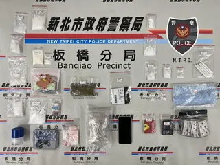 板橋警「好鼻師」 拂曉破 查獲多樣毒品與毒駕嫌犯。板橋警分局提供