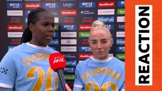Man City's Bunny Shaw and Alex Greenwood