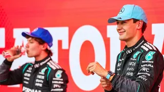 Kimi Antonelli and George Russell