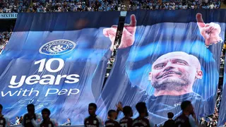 Pep Guardiola banner