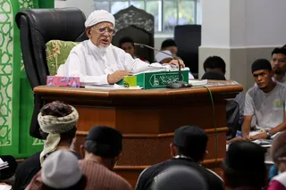 Tan Sri Abdul Hadi Awang chaired a Pas emergency meeting involving the party’s top leadership, including the Pas Political Bureau and Central Committee members in Kuala Terengganu, Terengganuat today. - BERNAMA pic