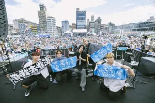 「愛嶼搖滾」音樂祭首日盛況。三立提供