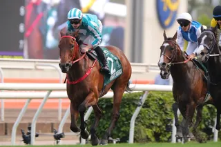 Romantic Warrior completed Triple Crown glory with victory in the Champions & Chater Cup. Photos: Kenneth Chan