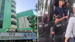 涉新加坡爆粗骂女保安 香港校长被教育局要求交代事件