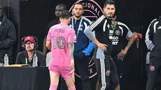 Lionel Messi leaves the field for Inter Miami on Sunday