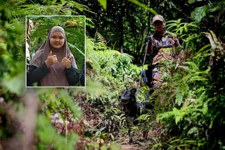 Police are investigating external factors and gathering information from close contacts of teenager Nur Izzati Humaira Azizul, who was reported missing while hiking at Bukit Changkat Asa in Tanjong Malim last Saturday. - BERNAMA PIC/POLICE