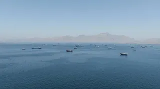 荷莫茲海峽（Strait of Hormuz）。（路透）