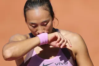 Zheng Qinwen's defeat to Maja Chwalinska of Poland on Monday is her first in the opening round of the French Open. Photo: Xinhua