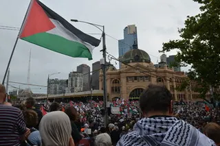 Protest held at Australia’s parliament house over Israel’s treatment of Gaza flotilla activists