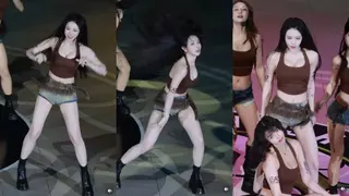 ▲梓梓大跳韓團ITZY的夯曲〈THAT'S A NO NO〉，無論甩髮、開腿或扭臀都展現強大勁道，俐落又唯美。（圖／翻攝自梓梓 董梓甯IG@t40533）