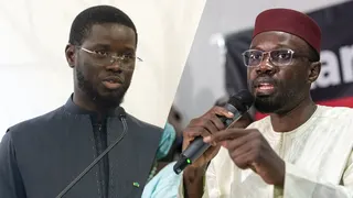 Senegal's President Bassirou Diomaye Faye (left) and his former ally and PM Ousmane Sonko have been at loggerheads for months.