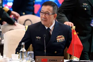 Defence Minister Dong Jun, pictured at last year’s Asean-China defence ministers’ lunch in Kuala Lumpur. Photo: AFP