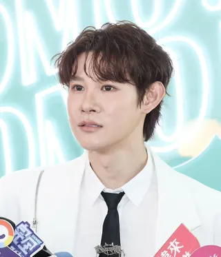 夏和熙被問到邱宇辰近況。（圖／記者田俊彥攝影）