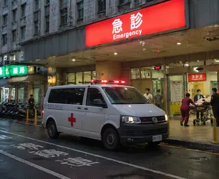 自然科老師墜樓身亡。(示意圖/AI生成)