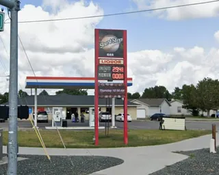 a gas station