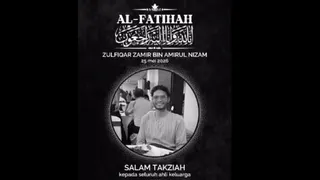 The motorcyclist who was seriously injured after being struck by a vehicle driven by a man believed to have been under the influence of alcohol and travelling against the flow of traffic along Persiaran Kota on May 13 died yesterday evening after battling for his life for 13 days. — Picture via Facebook