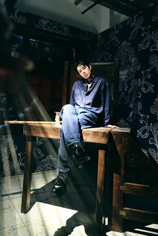 孫麥傑受邀出席 《愛麗絲夢遊仙境》 特展。周子娛樂提供