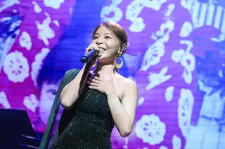 鍾綺重返家鄉高雄，擔任楊烈演唱會嘉賓。（圖／印太戰略智庫提供）