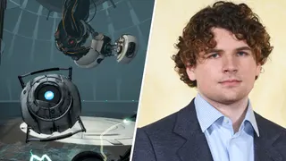 Wheatley and GLaDOS (left) | Kane Parsons attends the BACKROOMS London Special Screening at Vue West End on May 19, 2026 in London, England (right).
