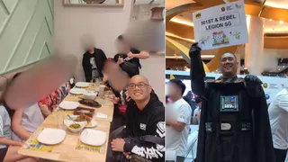 环球影城逝世表演者是名温柔壮汉 生前常扮黑武士为医院筹款