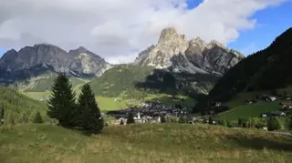 Getty Images Picturesque view of the Dolomites town of Corvara, South Tyrol.