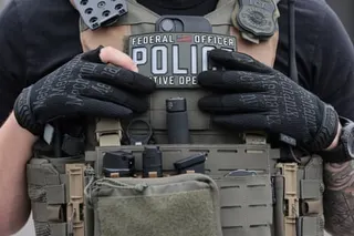 close up of a tactical vest